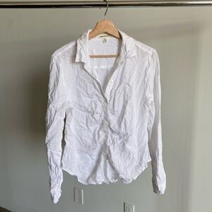 New White Cloth & Stone x Anthropologie Button Up Shirt Sz Medium